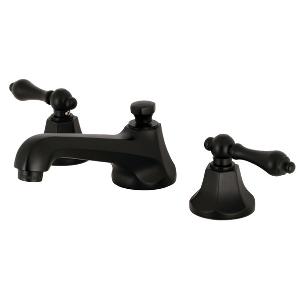 KS4460AL 8" Widespread Bathroom Faucet, Matte Black